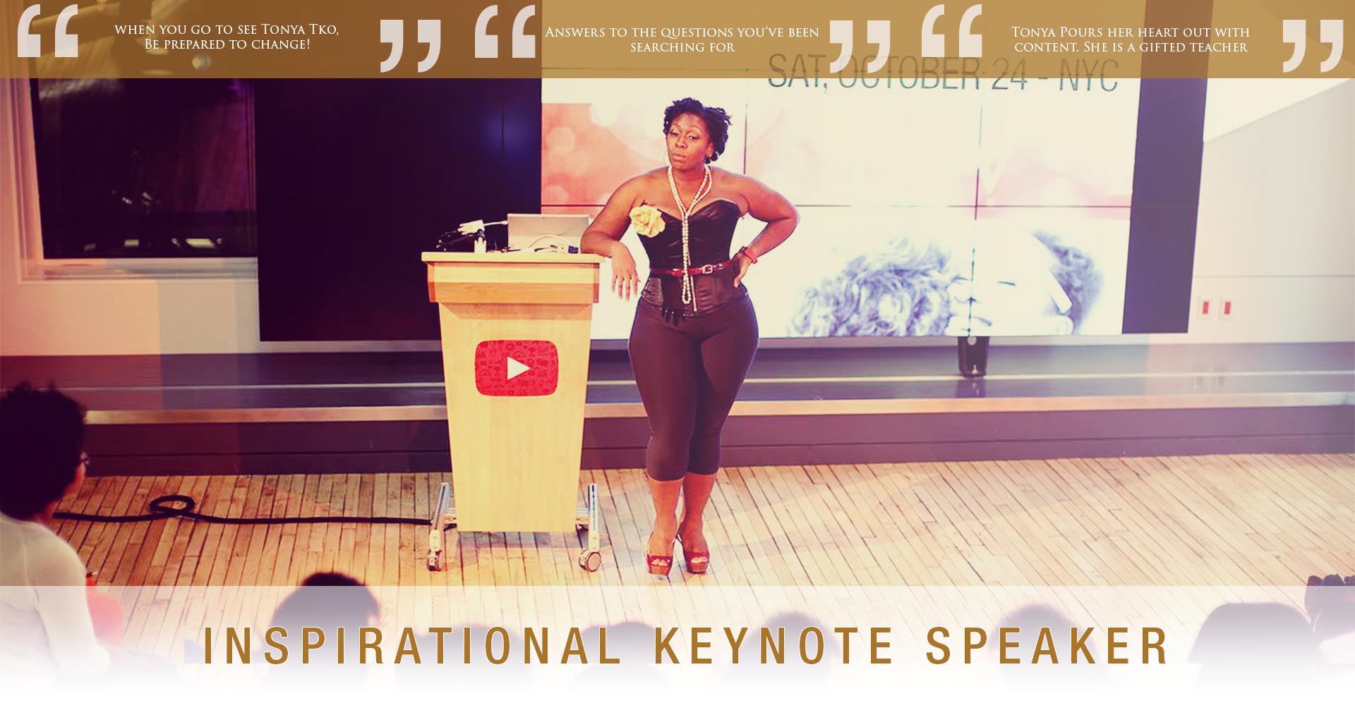 inspirational keynote speaker